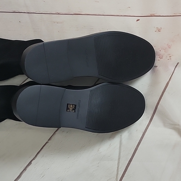 Stuart Weitzman Black Lowland Suede Over The Knee Boots Size 7.5 - Picture 4 of 5